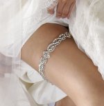 Vicky - Bridal Garter - Wedding Garter with Crystals