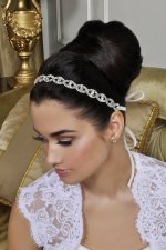 Melissa - Bridal Headband - Beautiful Wedding Tiara - Crystals