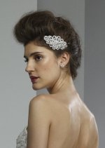 Lena - .Bridal Hair Pin - Rhinestone Crystal Comb